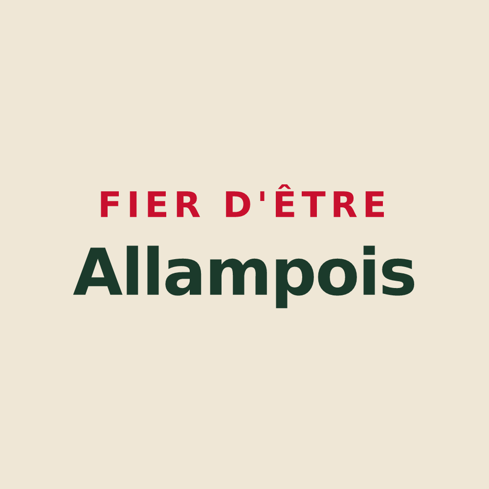 Tote bag « Fier d'être Allampois » — design pour Allamps