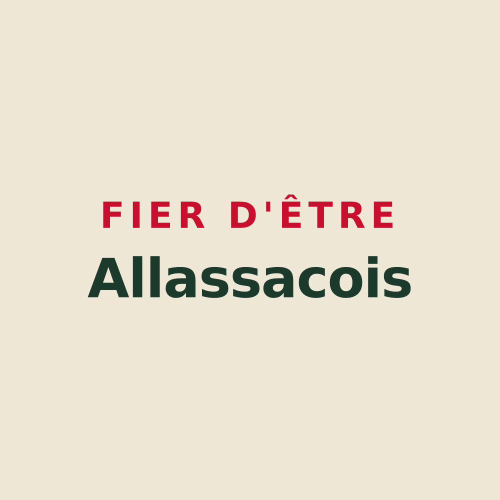 Tote bag « Fier d'être Allassacois » — design pour Allassac