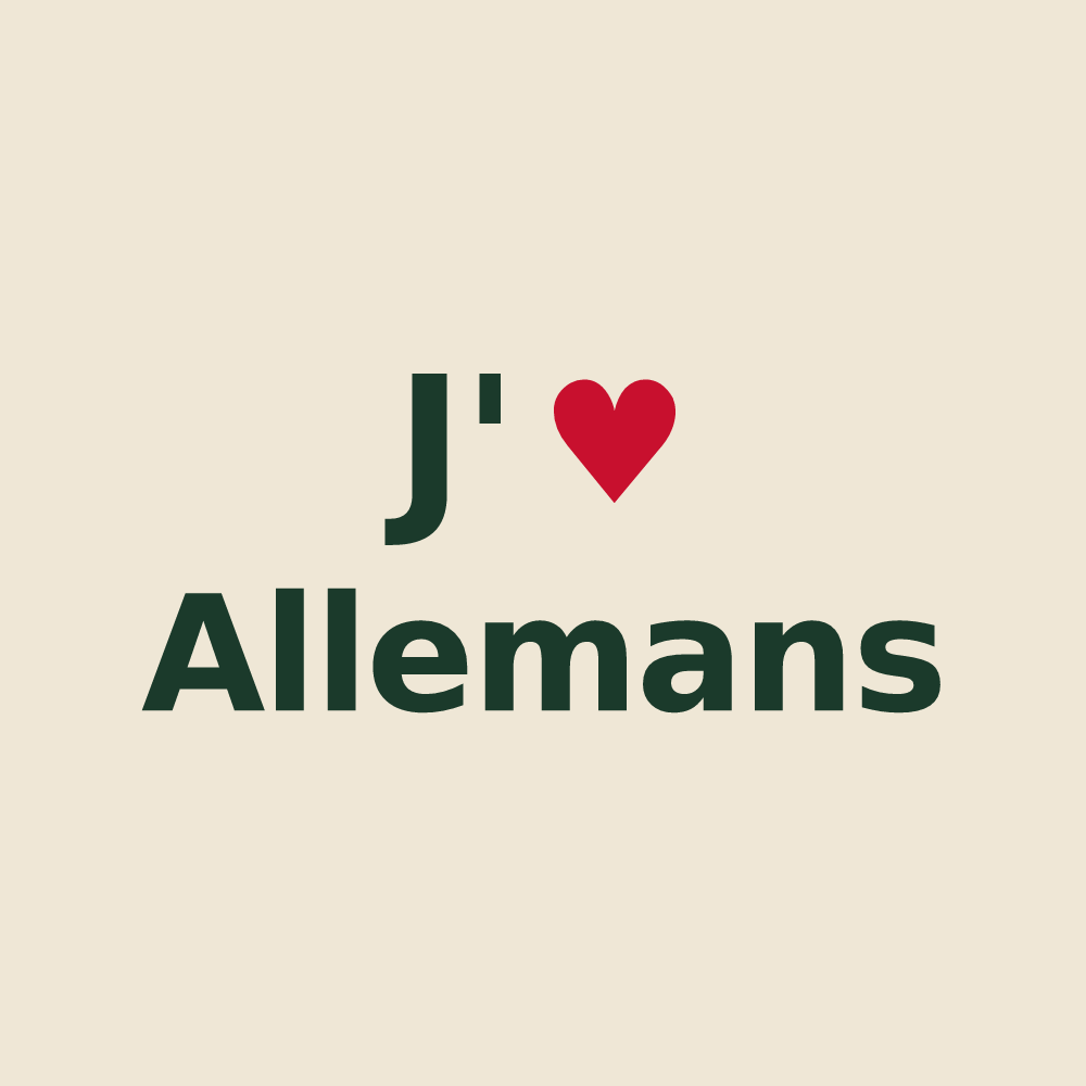 Tote bag personnalisé Allemans — design J'aime Allemans