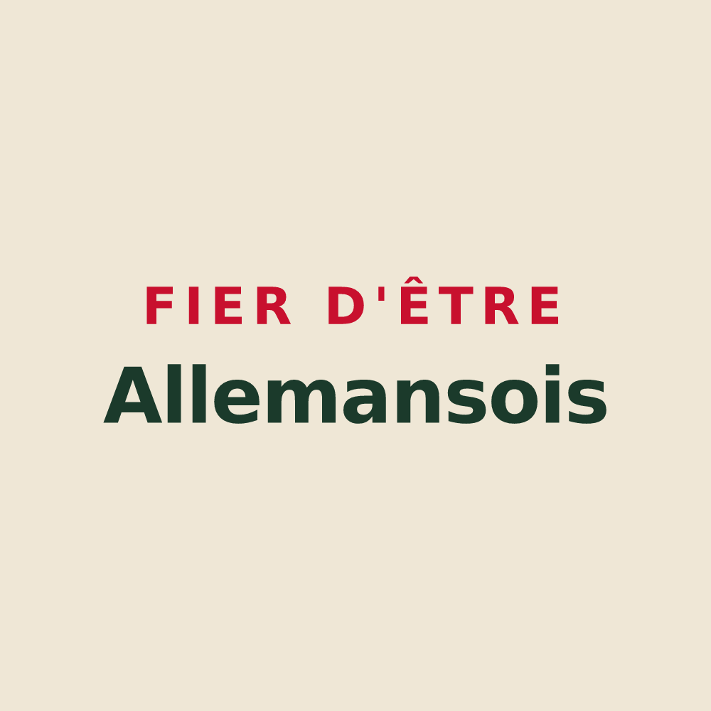 Tote bag « Fier d'être Allemansois » — design pour Allemans