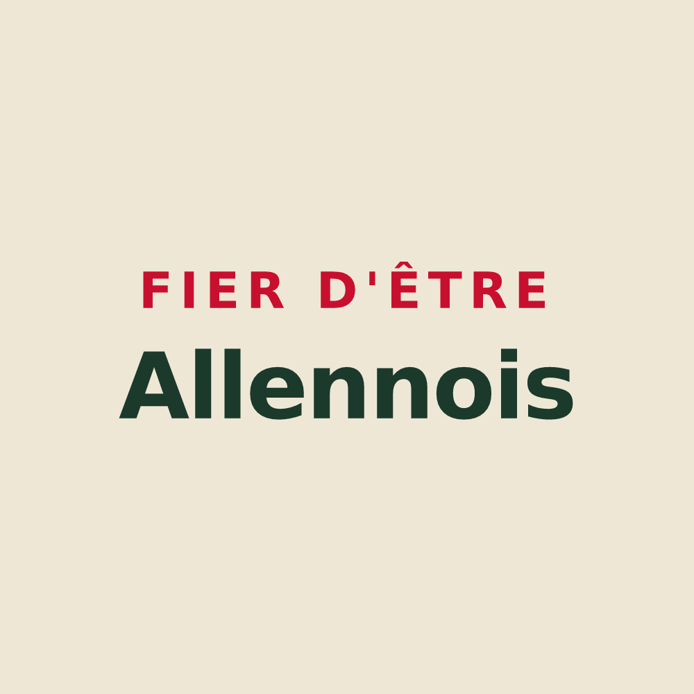 Tote bag « Fier d'être Allennois » — design pour Allennes-les-Marais