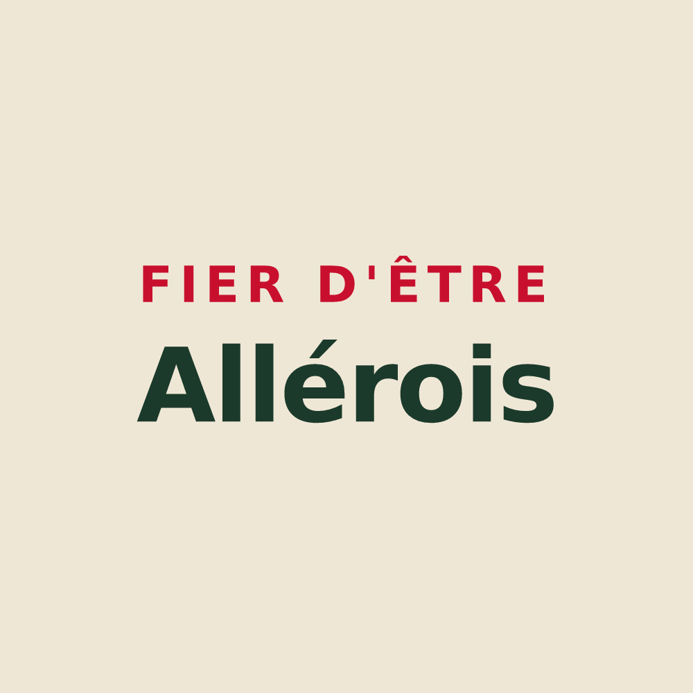 Tote bag « Fier d'être Allérois » — design pour Allery