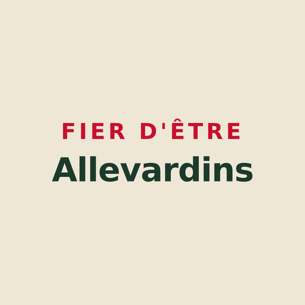 Tote bag « Fier d'être Allevardins » — design pour Allevard