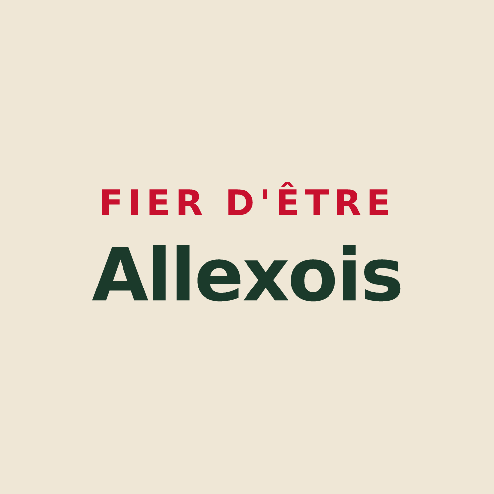 Tote bag « Fier d'être Allexois » — design pour Allex