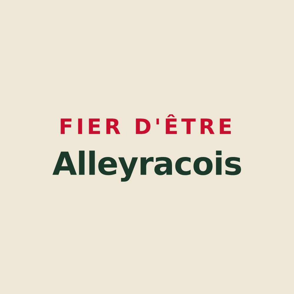 Tote bag « Fier d'être Alleyracois » — design pour Alleyrac
