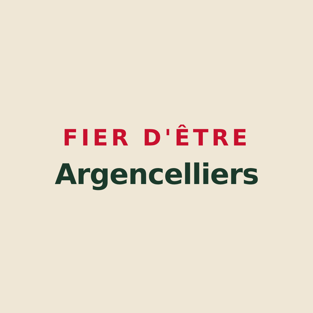 Tote bag « Fier d'être Argencelliers » — design pour Alliancelles