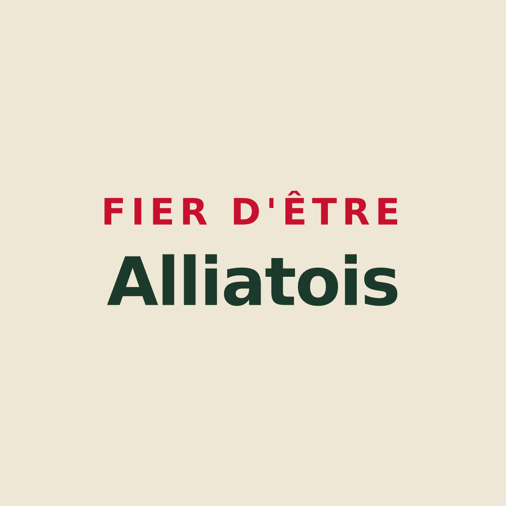 Tote bag « Fier d'être Alliatois » — design pour Alliat