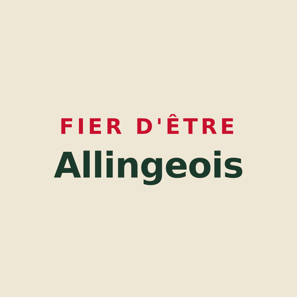 Tote bag « Fier d'être Allingeois » — design pour Allinges