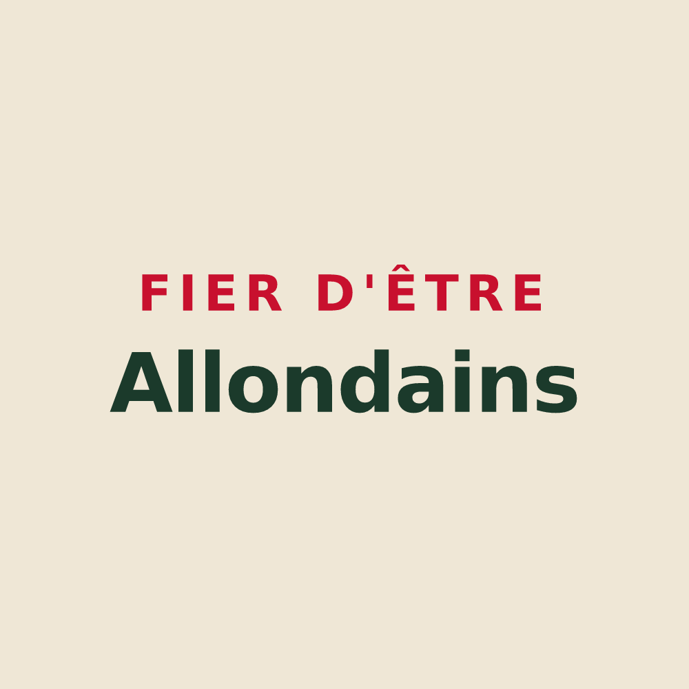 Tote bag « Fier d'être Allondains » — design pour Allondaz
