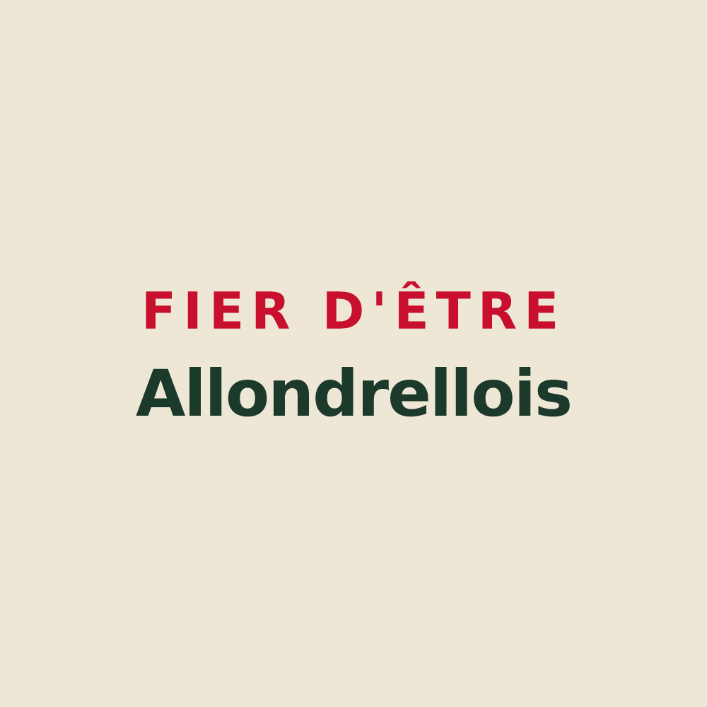 Tote bag « Fier d'être Allondrellois » — design pour Allondrelle-la-Malmaison