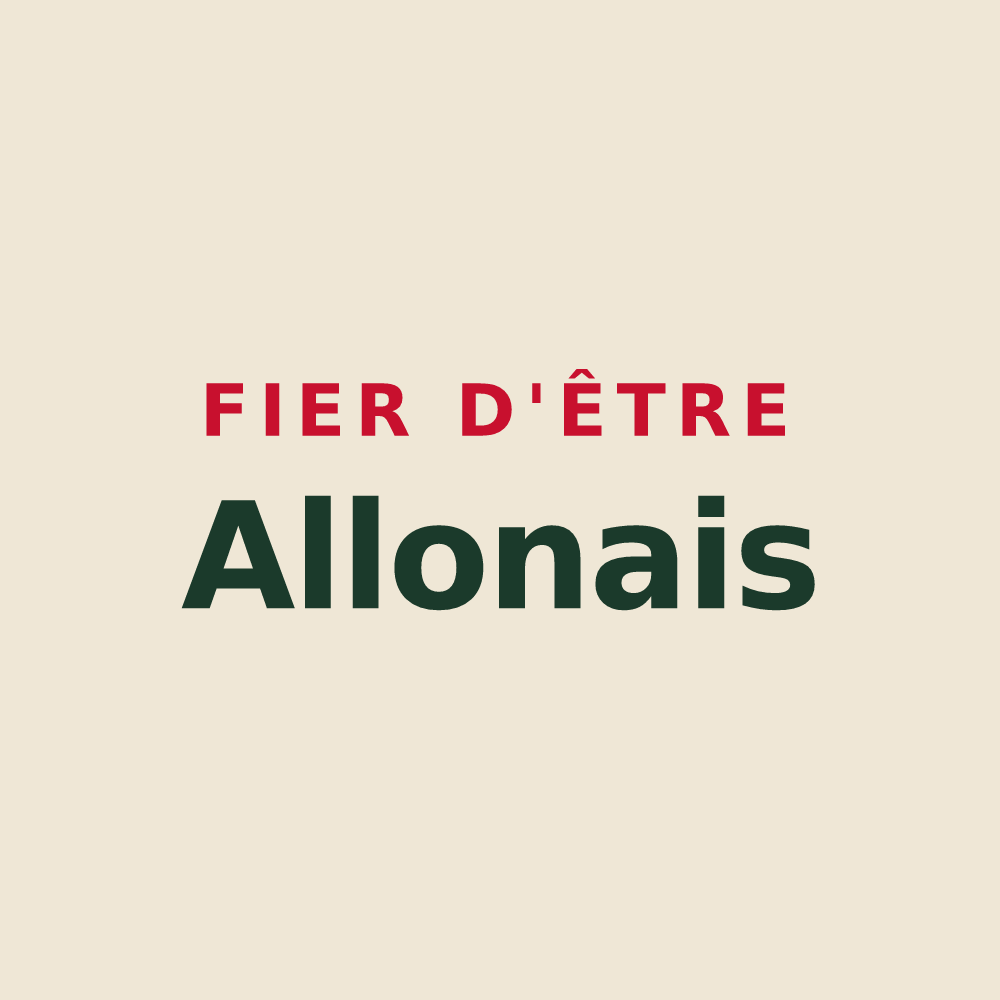 Tote bag « Fier d'être Allonais » — design pour Allons