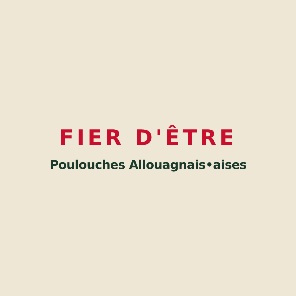 Tote bag « Fier d'être Poulouches 
Allouagnais•aises » — design pour Allouagne