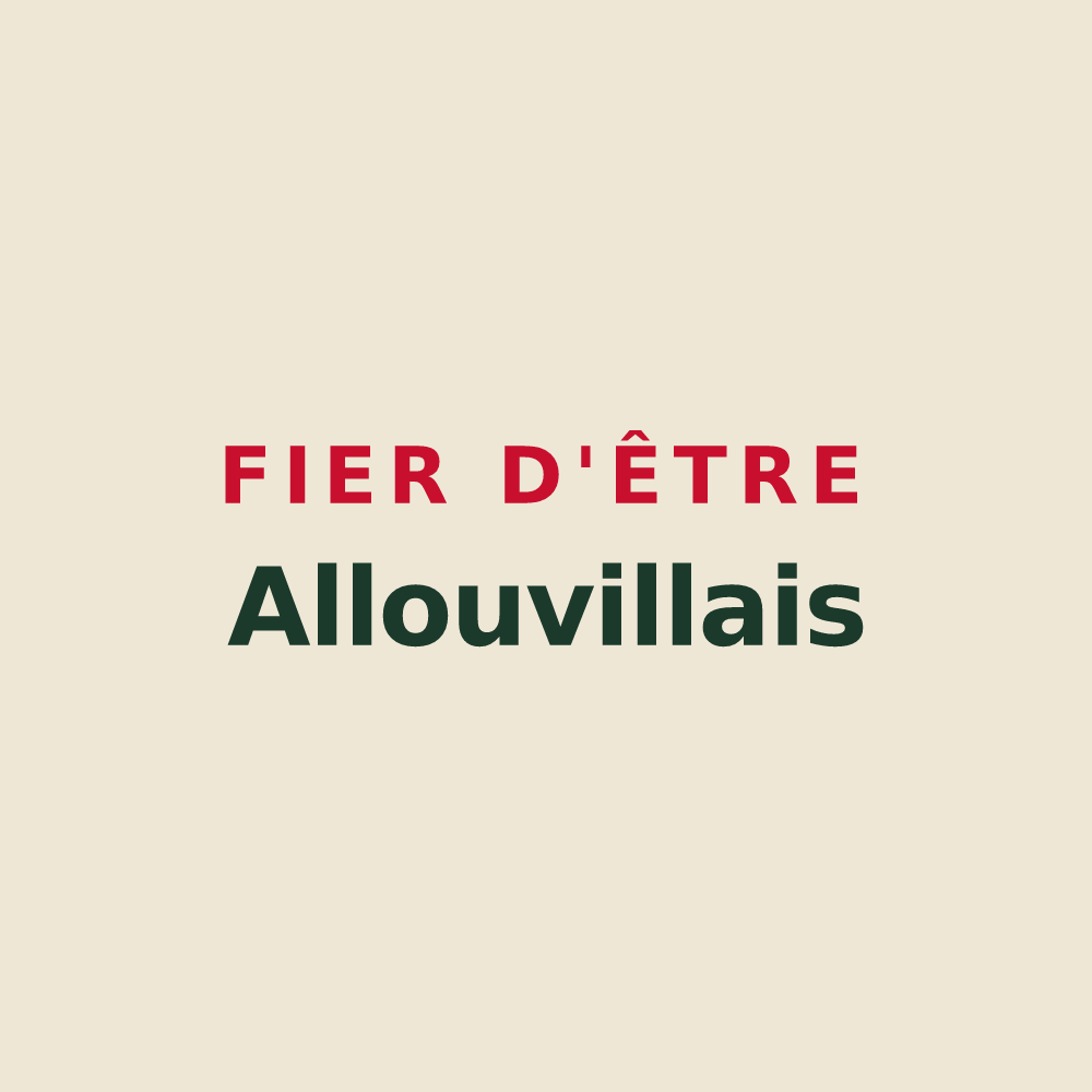 Tote bag « Fier d'être Allouvillais » — design pour Allouville-Bellefosse