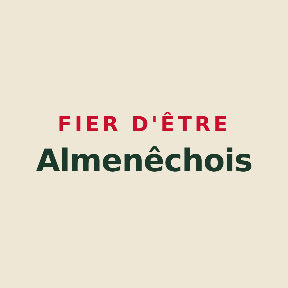 Tote bag « Fier d'être Almenêchois » — design pour Almenêches
