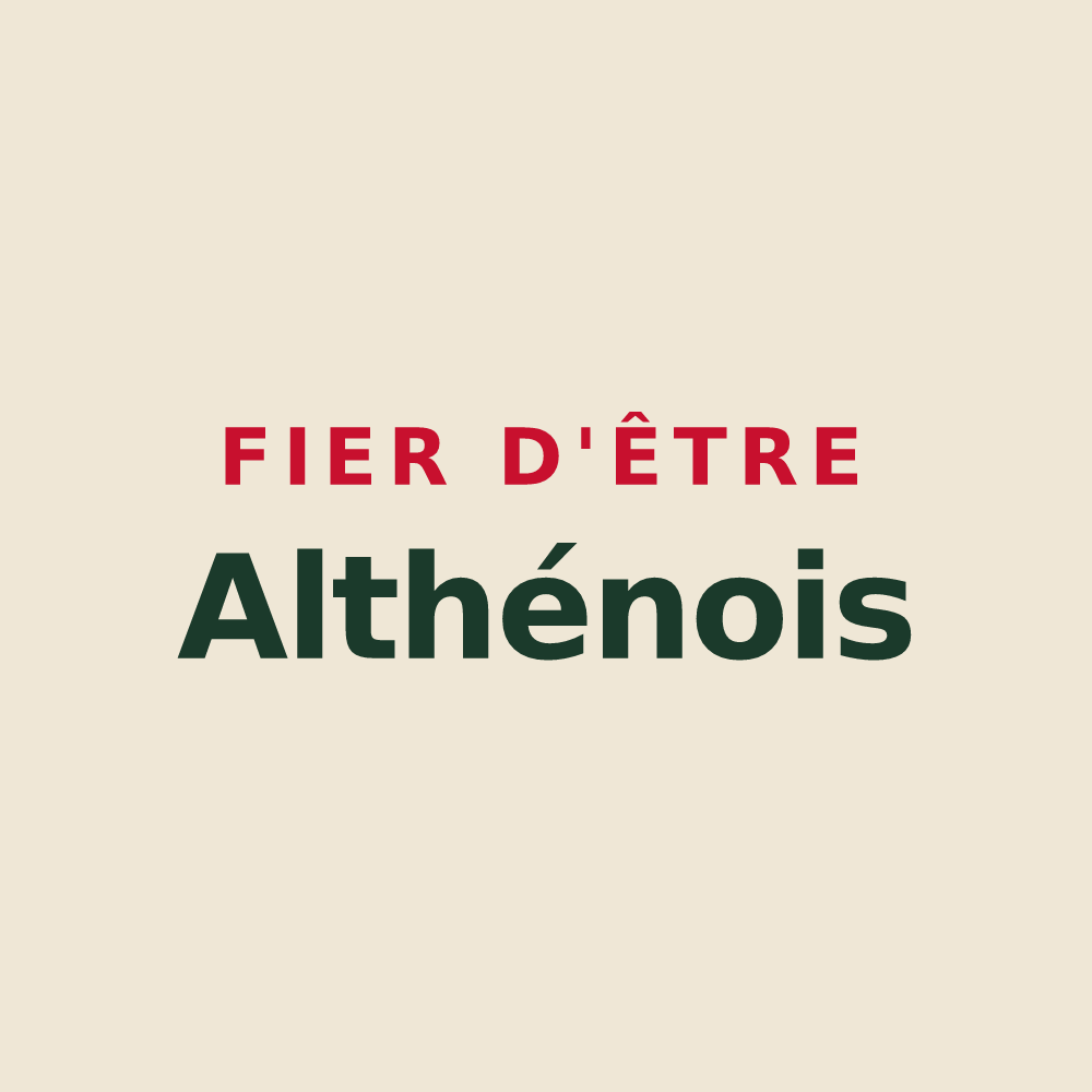 Tote bag « Fier d'être Althénois » — design pour Althen-des-Paluds