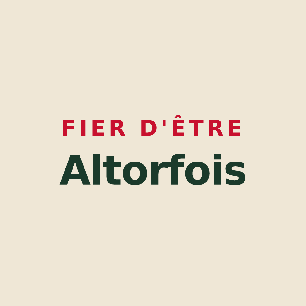 Tote bag « Fier d'être Altorfois » — design pour Altorf