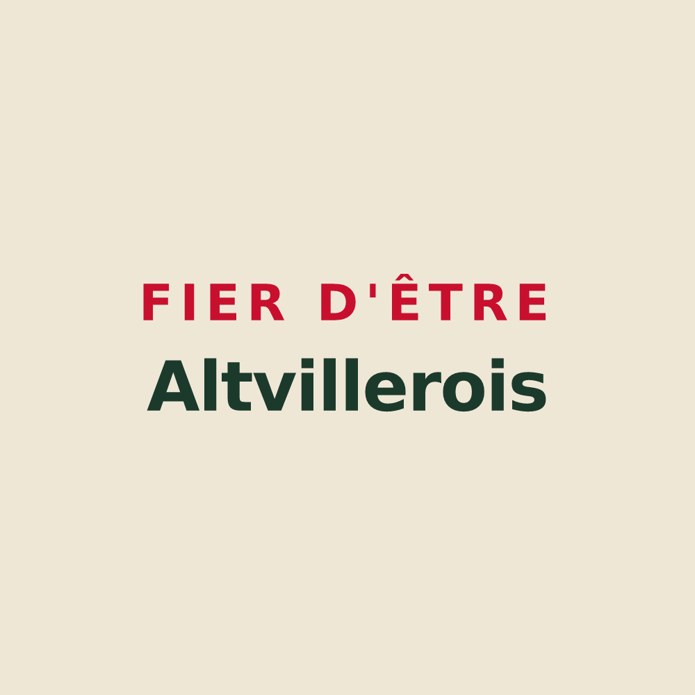 Tote bag « Fier d'être Altvillerois » — design pour Altviller