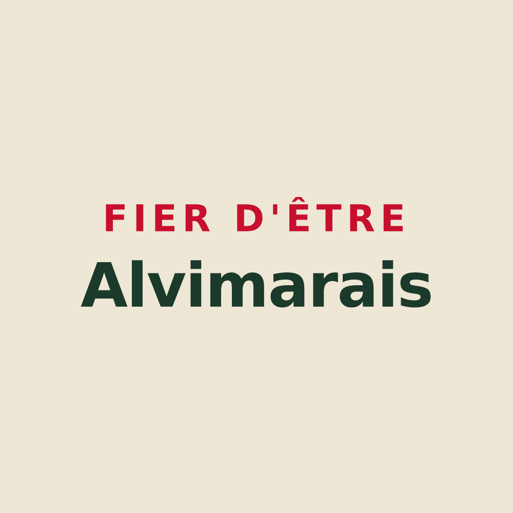 Tote bag « Fier d'être Alvimarais » — design pour Alvimare