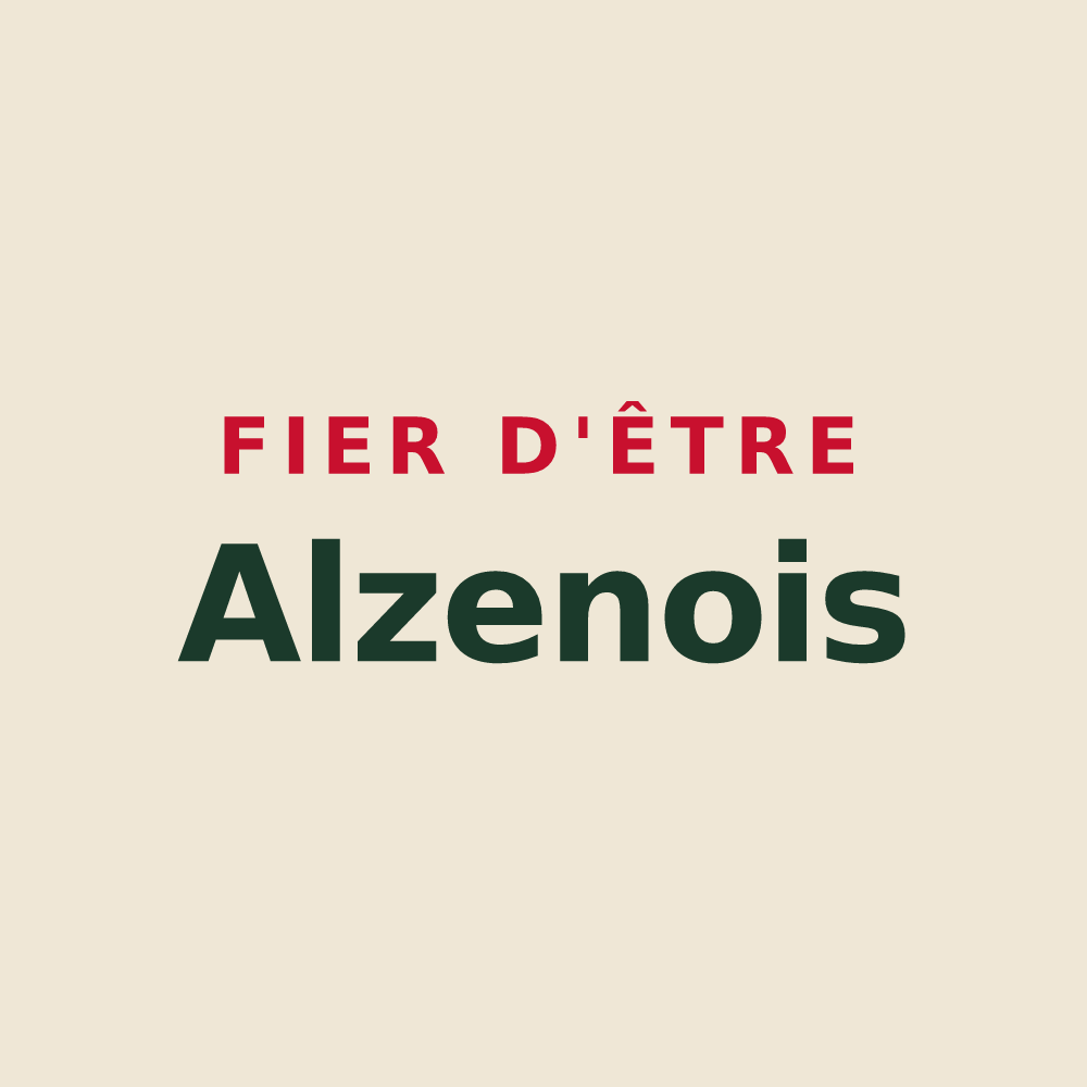 Tote bag « Fier d'être Alzenois » — design pour Alzen