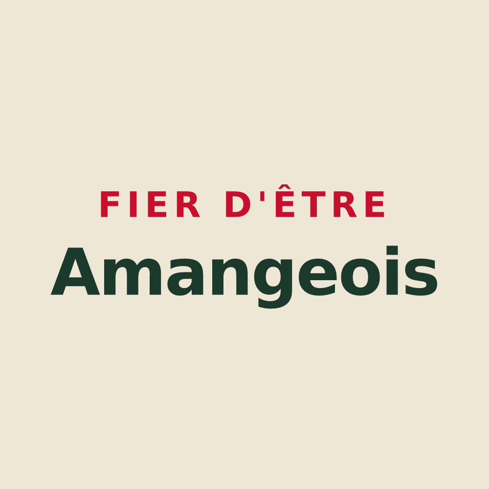Tote bag « Fier d'être Amangeois » — design pour Amange