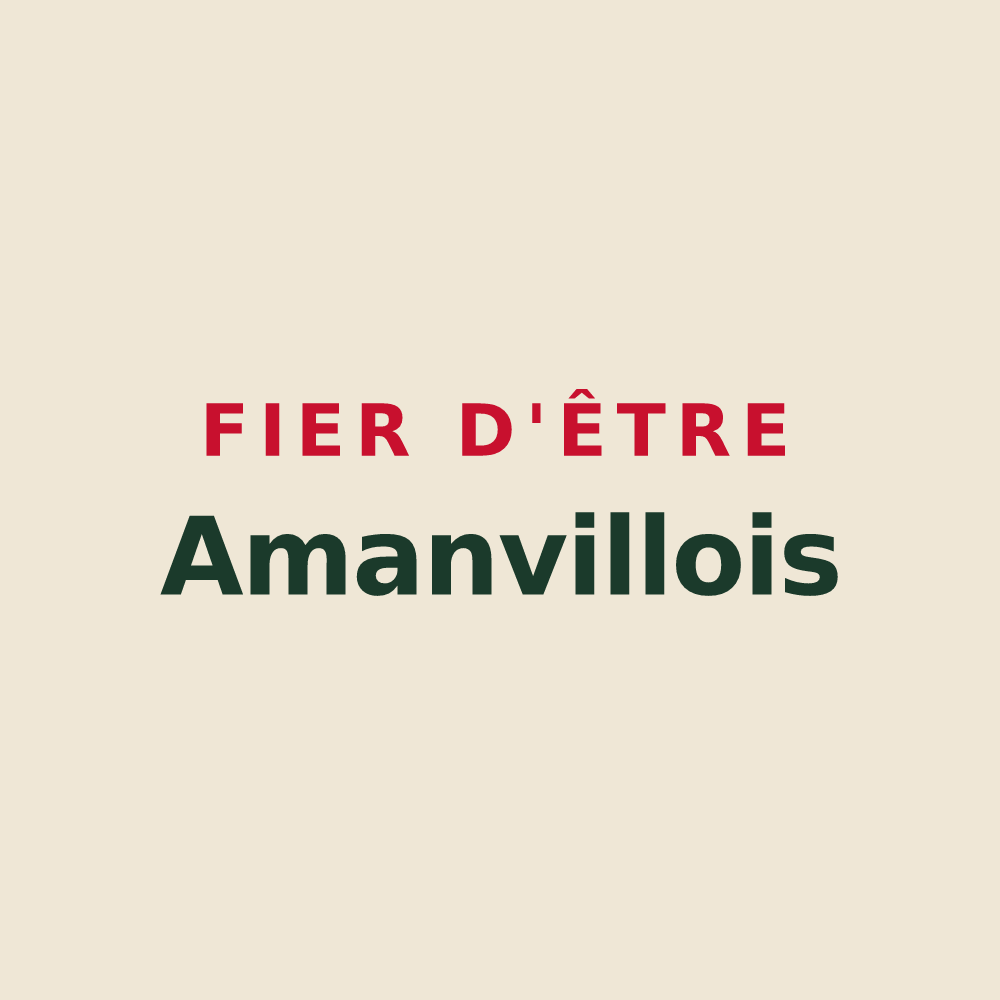 Tote bag « Fier d'être Amanvillois » — design pour Amanvillers