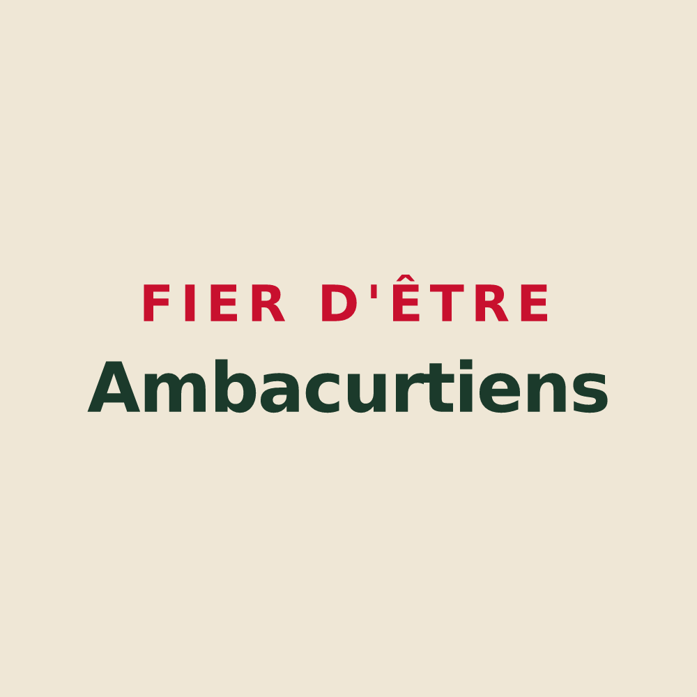 Tote bag « Fier d'être Ambacurtiens » — design pour Ambacourt