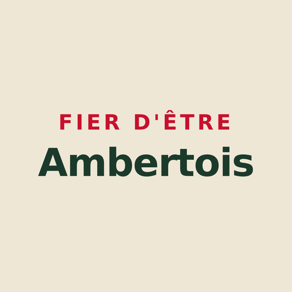 Tote bag « Fier d'être Ambertois » — design pour Ambert