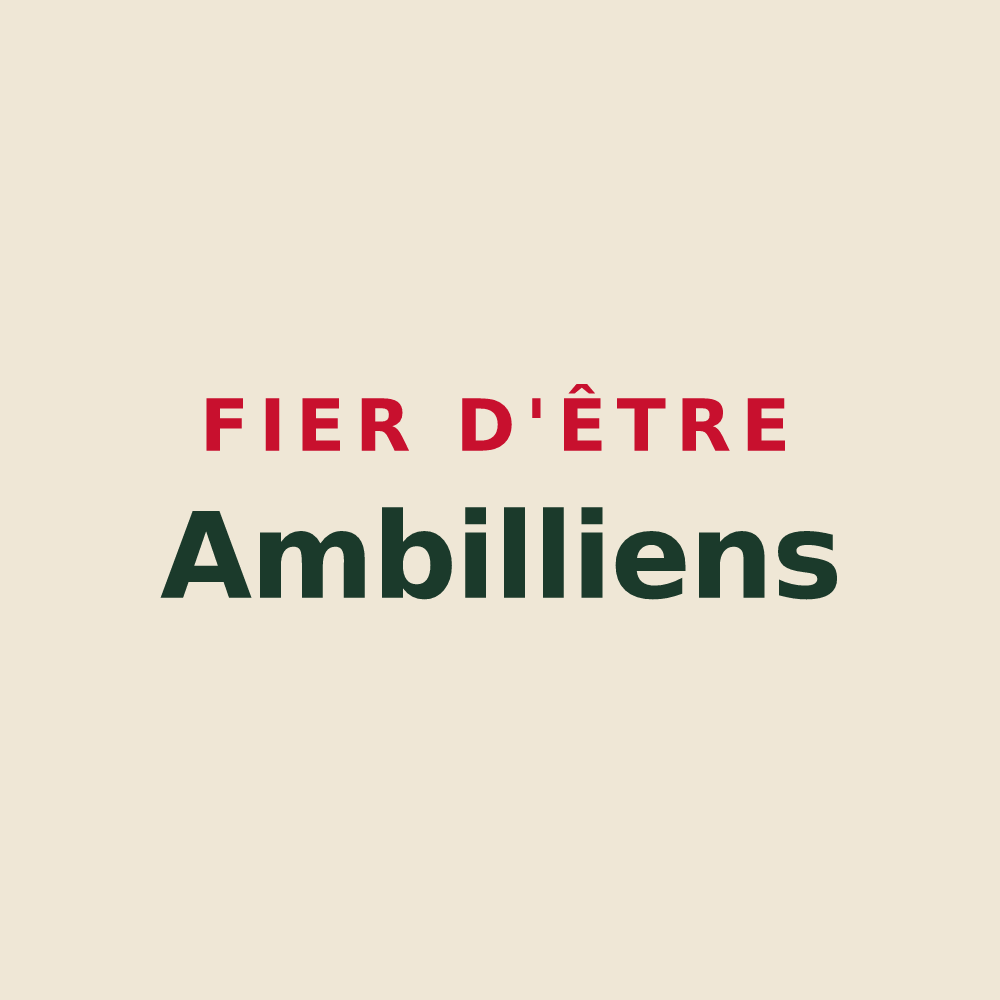 Tote bag « Fier d'être Ambilliens » — design pour Ambilly