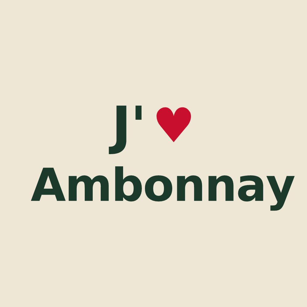 Tote bag personnalisé Ambonnay — design J'aime Ambonnay