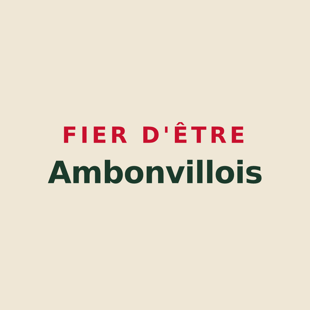 Tote bag « Fier d'être Ambonvillois » — design pour Ambonville