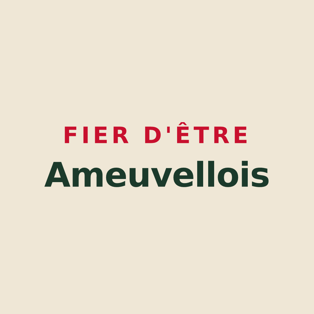 Tote bag « Fier d'être Ameuvellois » — design pour Ameuvelle