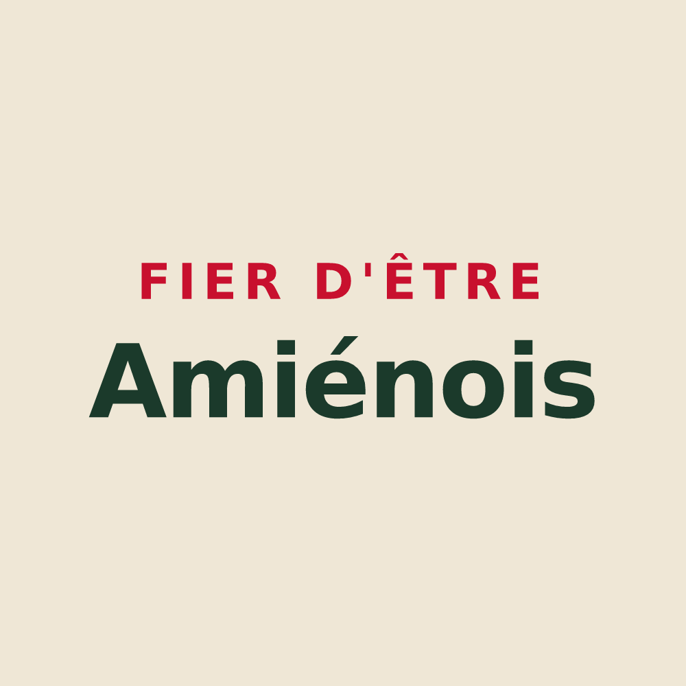 Tote bag « Fier d'être Amiénois » — design pour Amiens