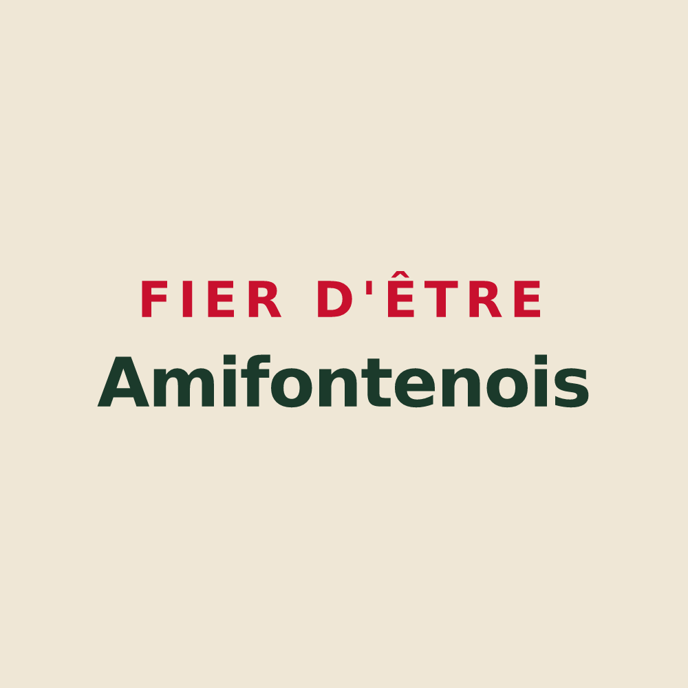 Tote bag « Fier d'être Amifontenois » — design pour Amifontaine