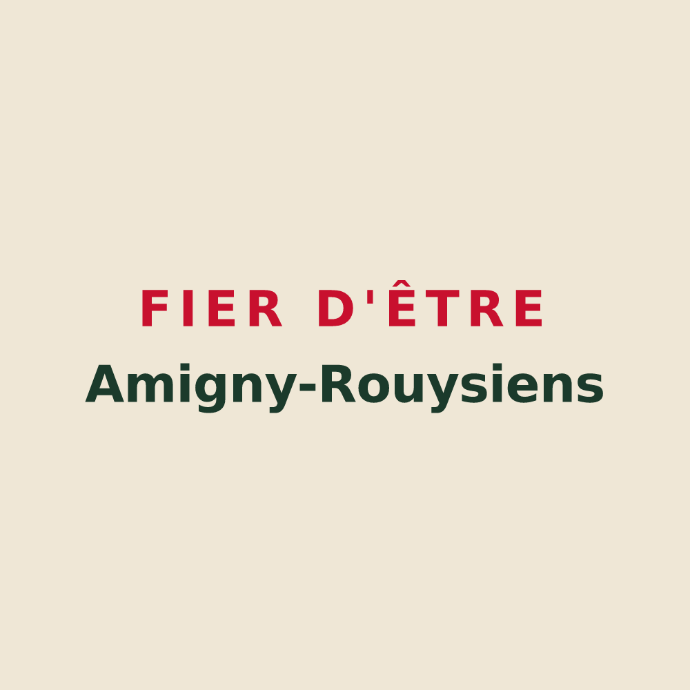 Tote bag « Fier d'être Amigny-Rouysiens » — design pour Amigny-Rouy