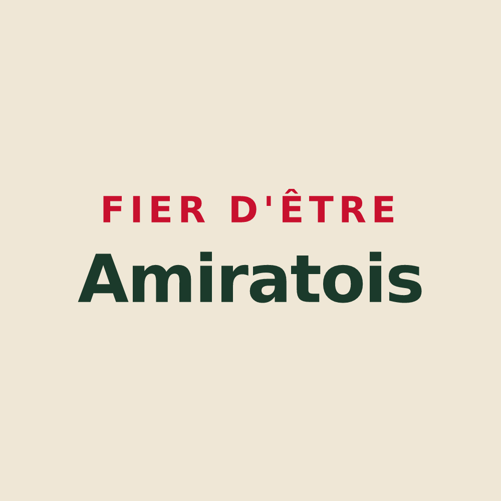 Tote bag « Fier d'être Amiratois » — design pour Amirat