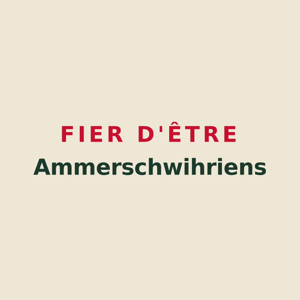 Tote bag « Fier d'être Ammerschwihriens » — design pour Ammerschwihr