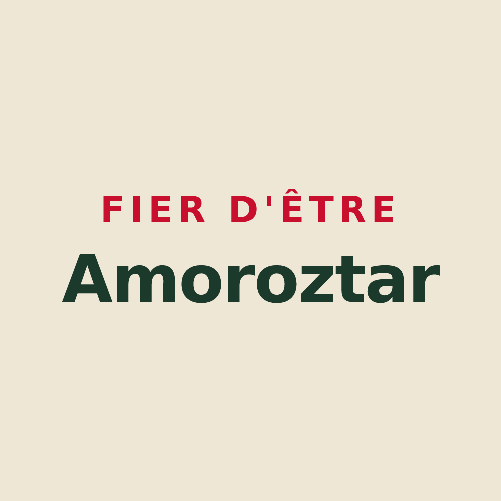 Tote bag « Fier d'être Amoroztar » — design pour Amorots-Succos
