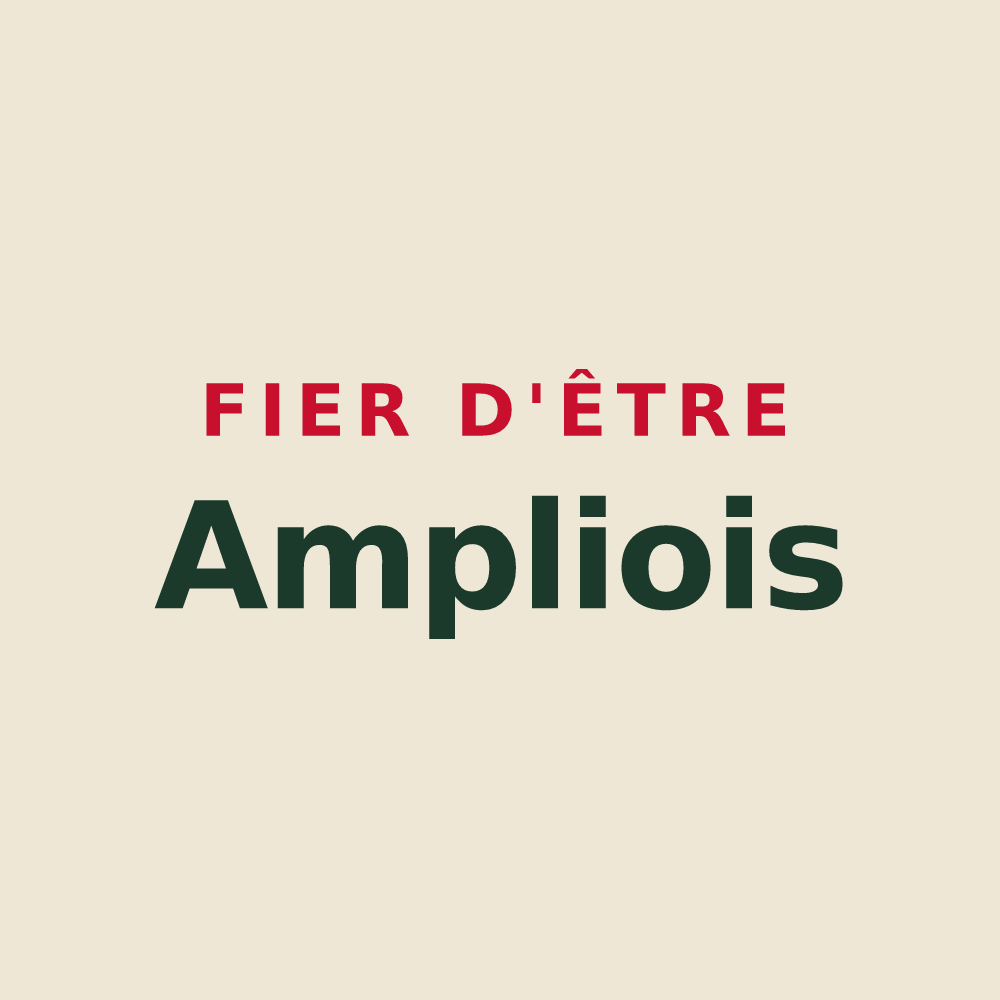 Tote bag « Fier d'être Ampliois » — design pour Amplier