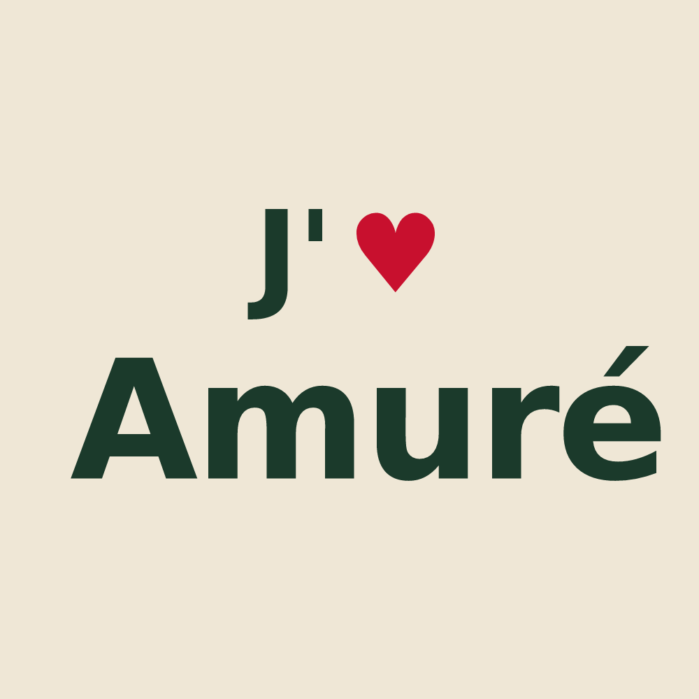 Tote bag personnalisé Amuré — design J'aime Amuré
