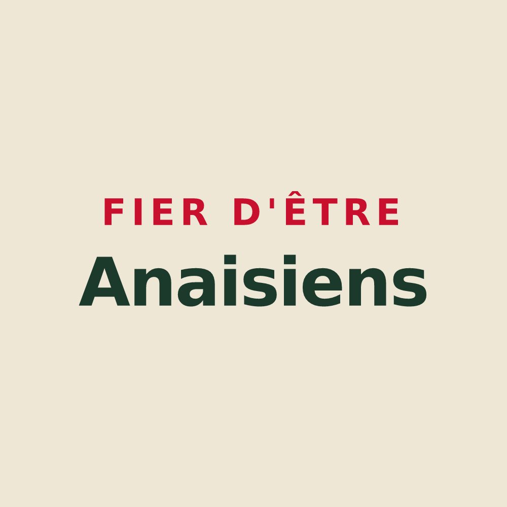 Tote bag « Fier d'être Anaisiens » — design pour Anais