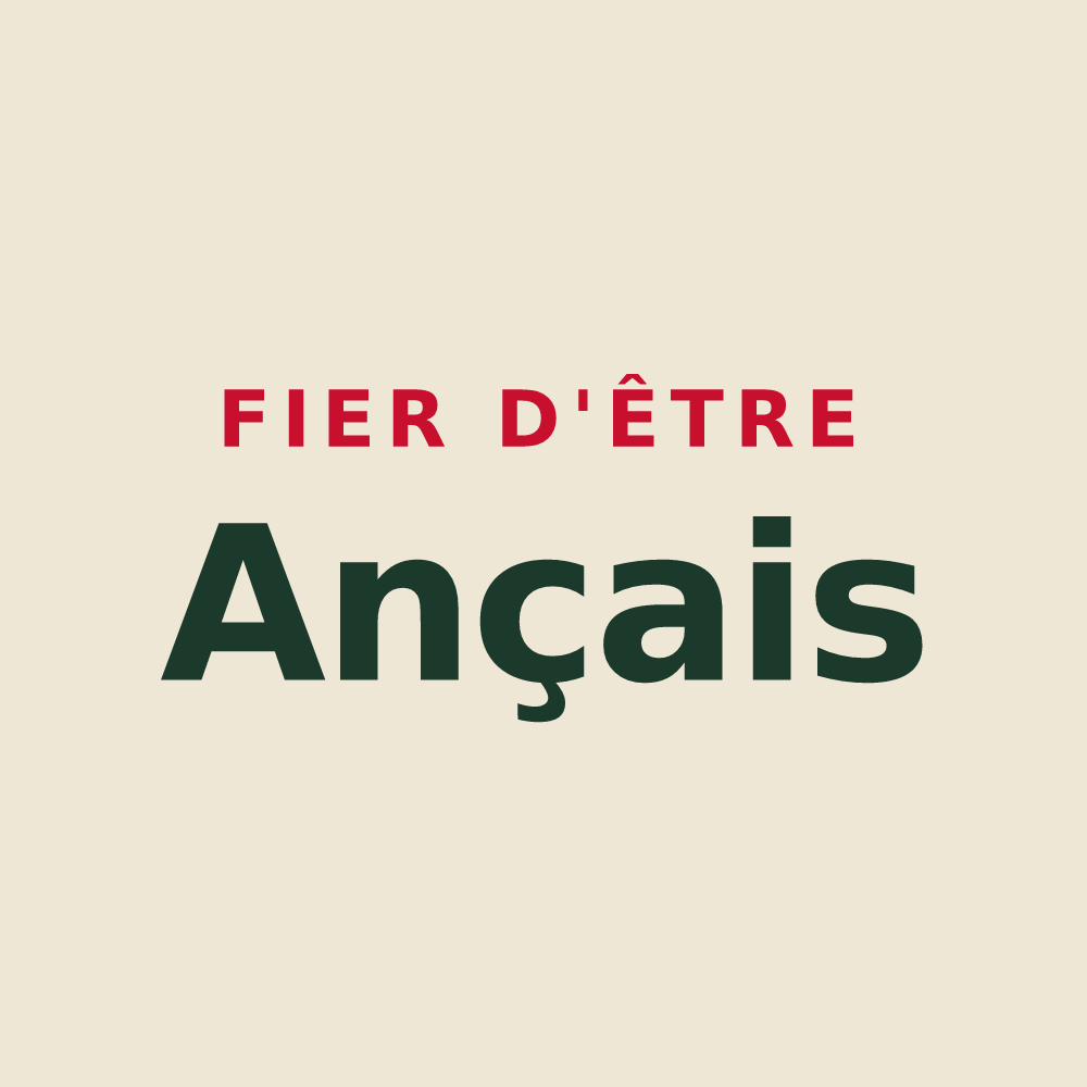 Tote bag « Fier d'être Ançais » — design pour Ance Féas