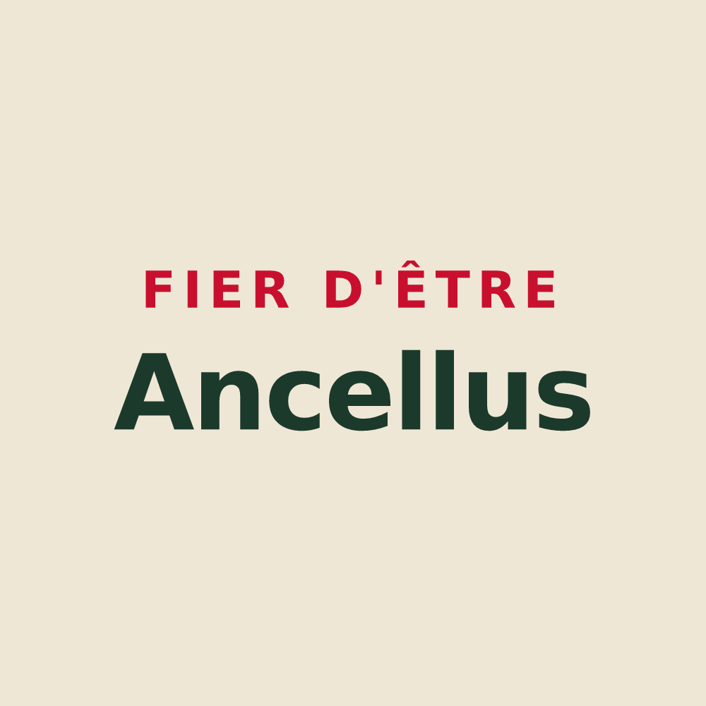 Tote bag « Fier d'être Ancellus » — design pour Ancelle