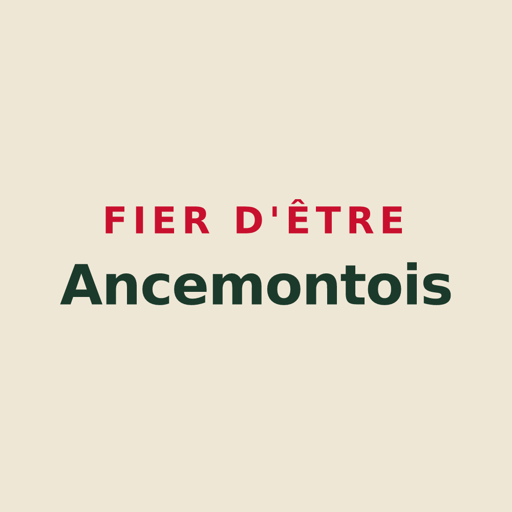 Tote bag « Fier d'être Ancemontois » — design pour Ancemont