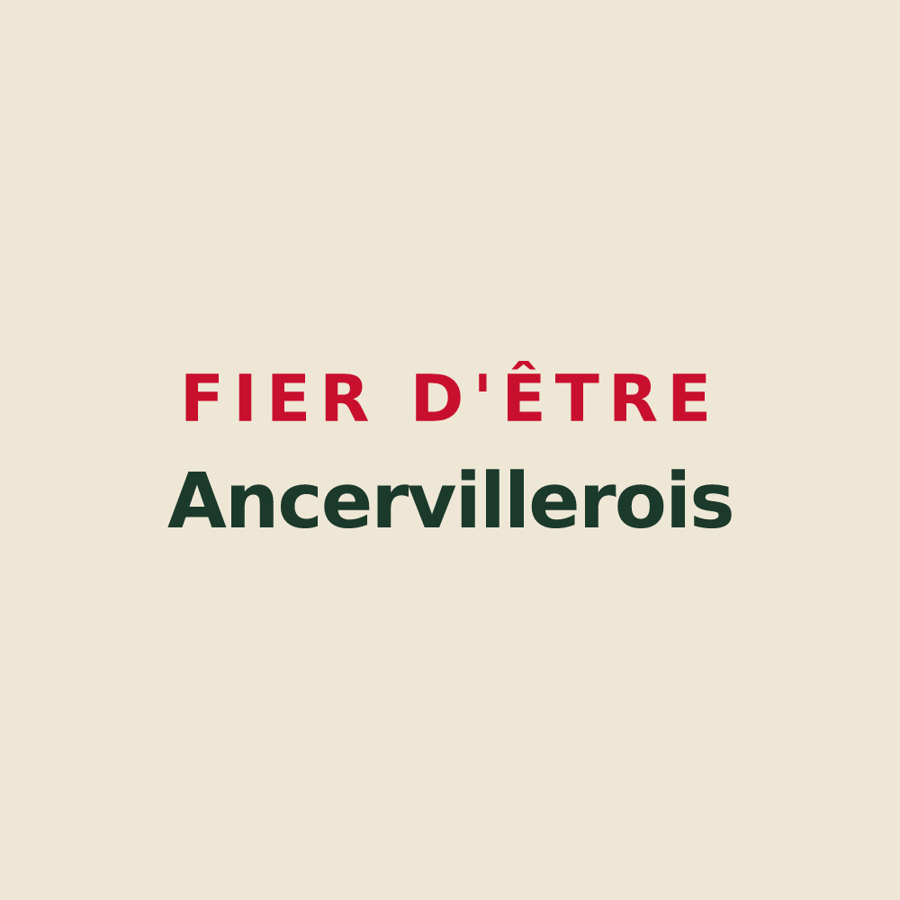 Tote bag « Fier d'être Ancervillerois » — design pour Ancerviller