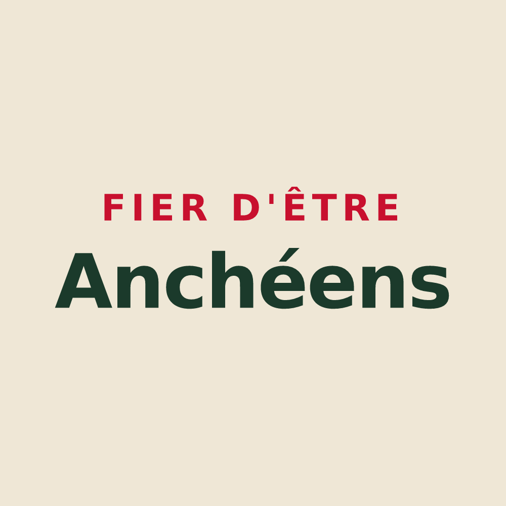 Tote bag « Fier d'être Anchéens » — design pour Anché