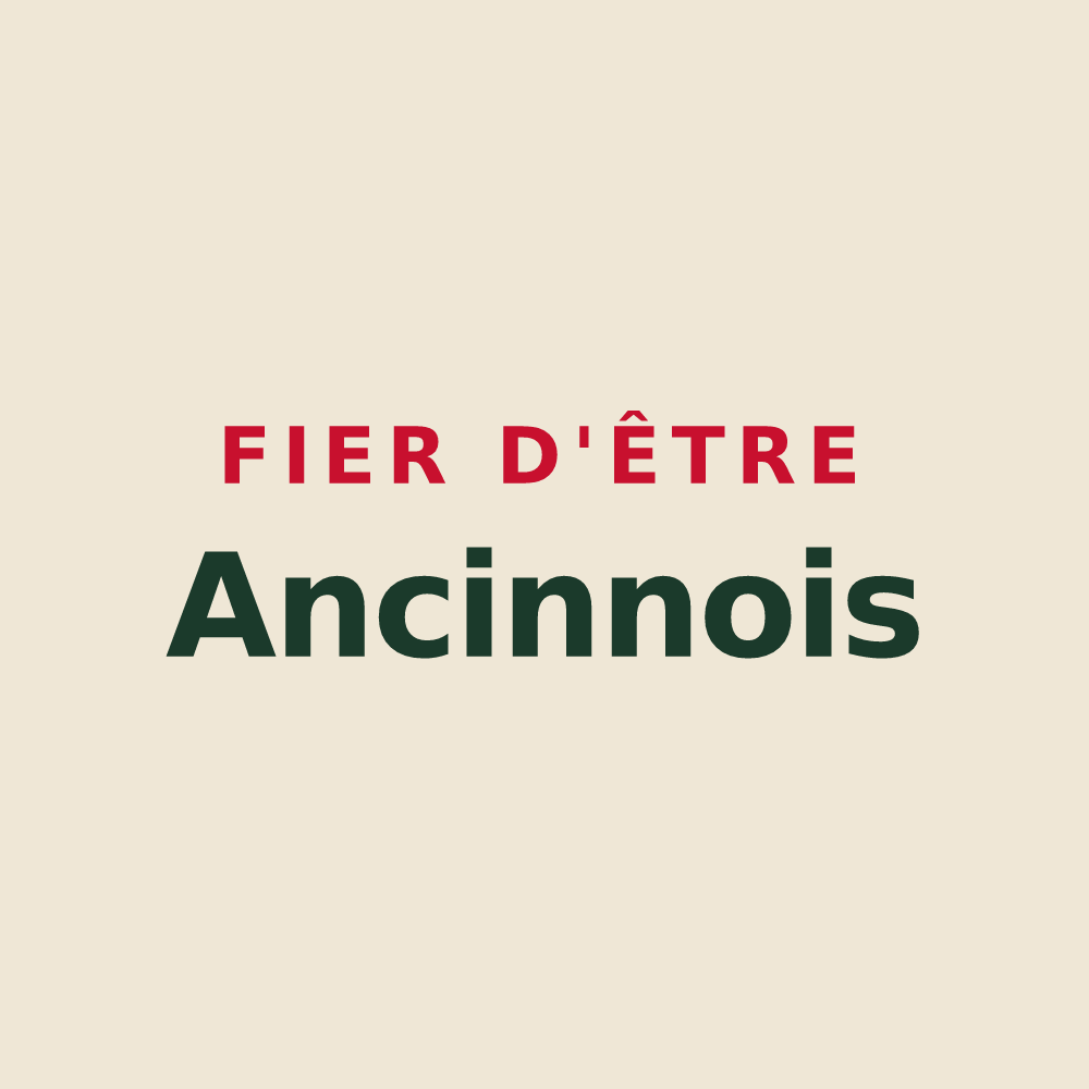 Tote bag « Fier d'être Ancinnois » — design pour Ancinnes