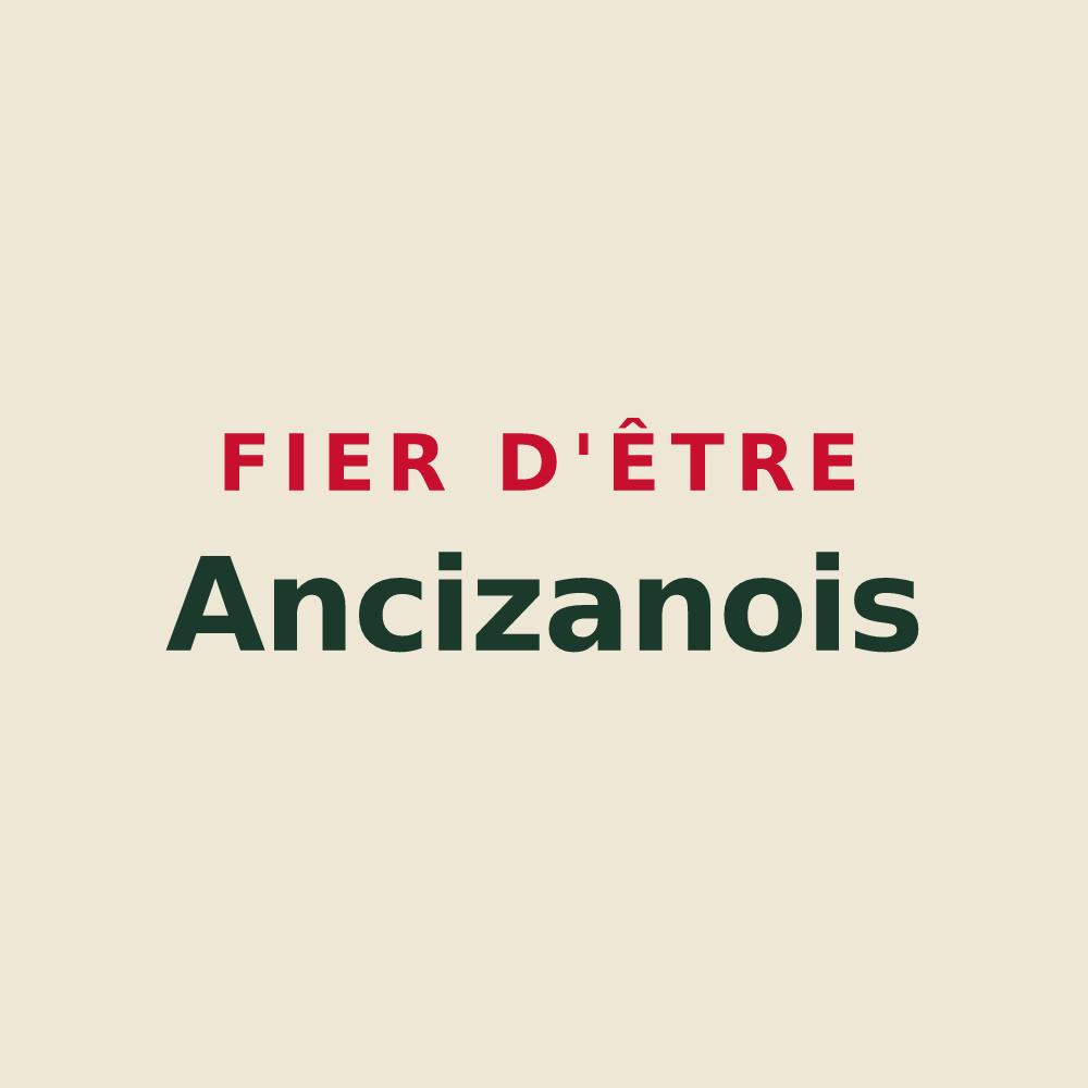 Tote bag « Fier d'être Ancizanois » — design pour Ancizan