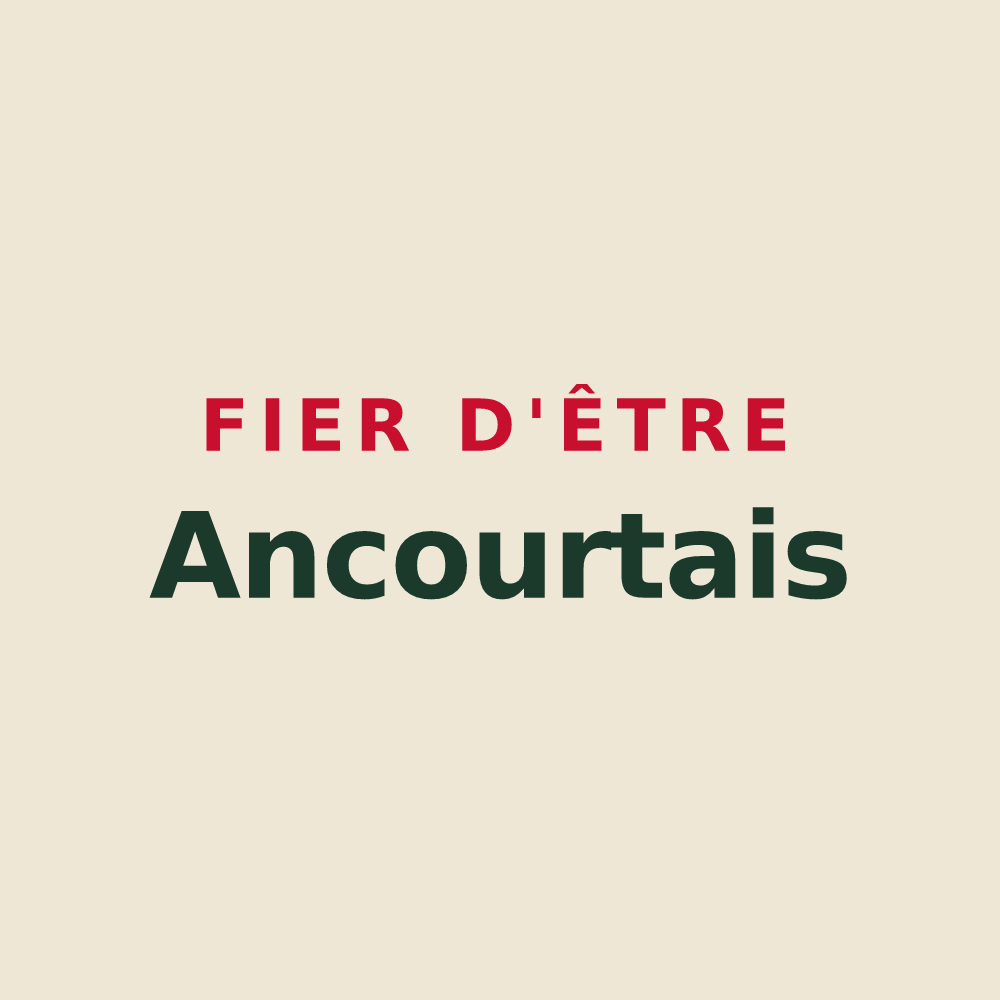 Tote bag « Fier d'être Ancourtais » — design pour Ancourt