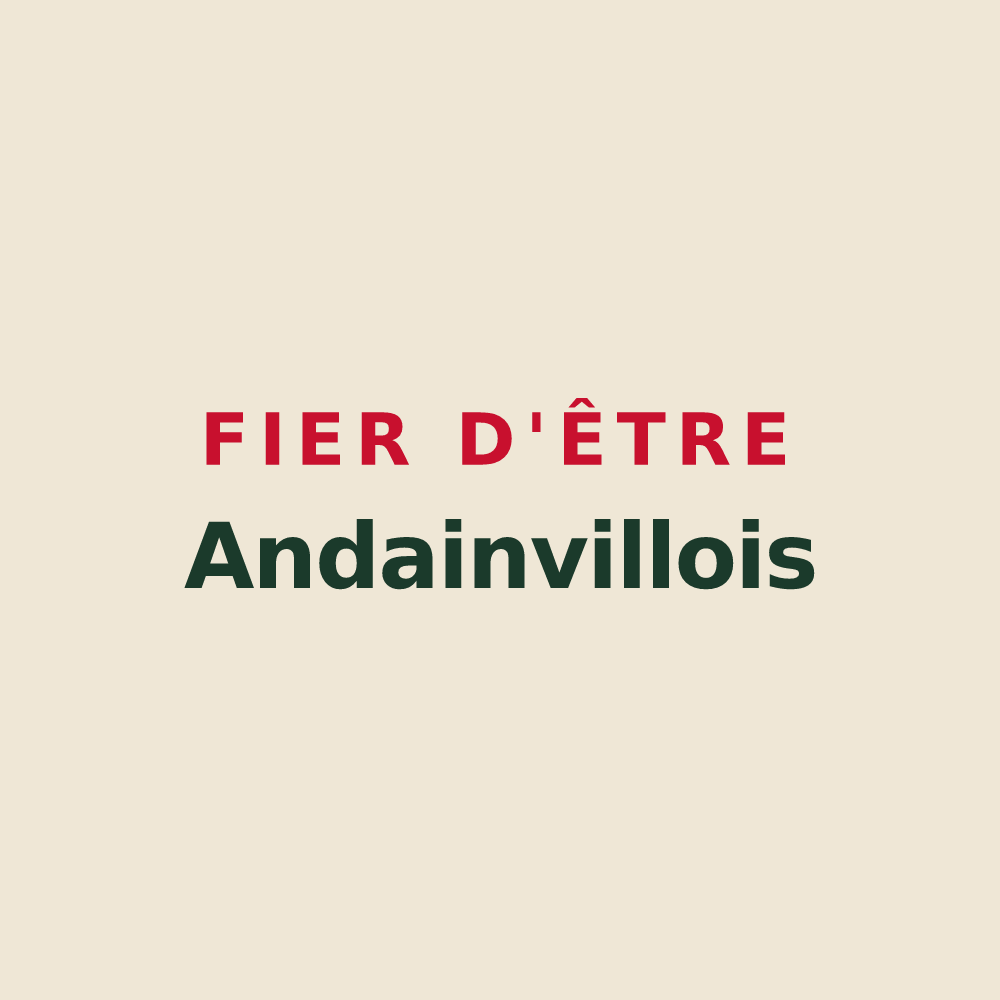 Tote bag « Fier d'être Andainvillois » — design pour Andainville
