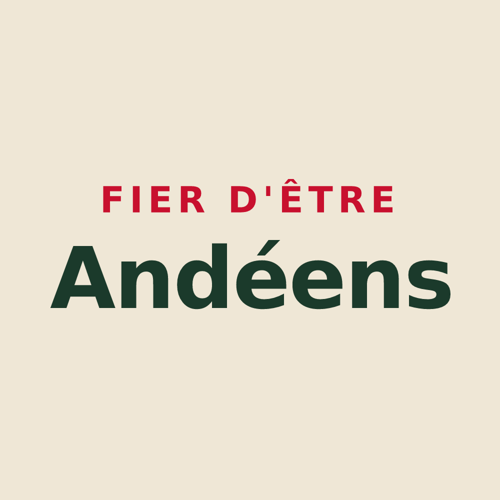 Tote bag « Fier d'être Andéens » — design pour Andé
